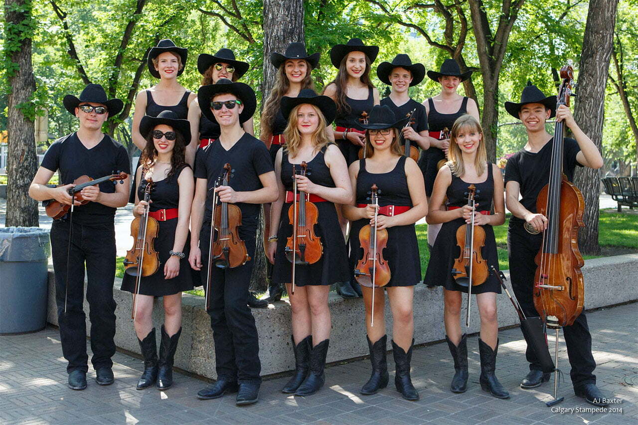 Calgary Fiddlers Group Shot | PM Gigs