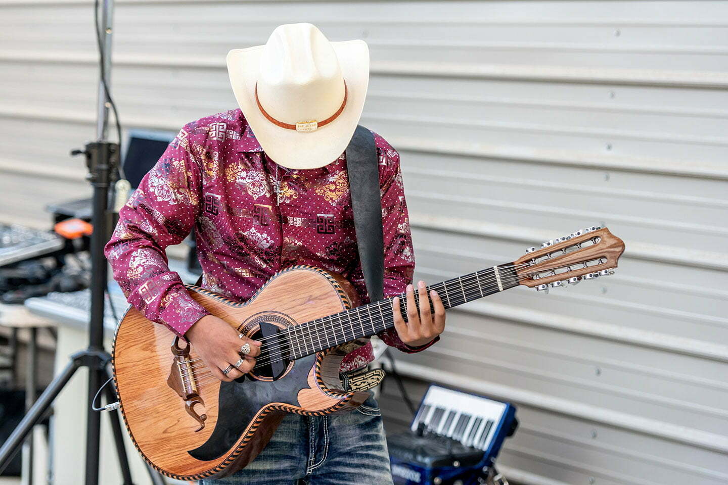 Cowboy Hat Playing Guitar | PM Gigs